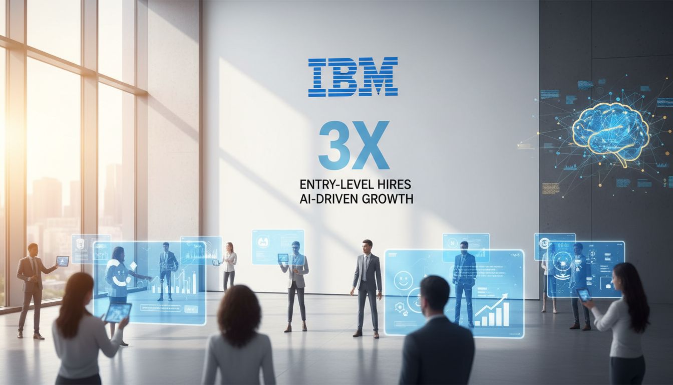 IBM משלשת גיוס משרות התחלתיות בארה"ב בעידן ה-AI